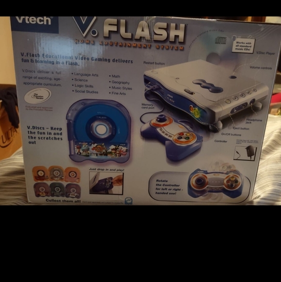 Brand new, Sealed Vtech V.Flash Home Edutainment System - Picture 5 of 10
